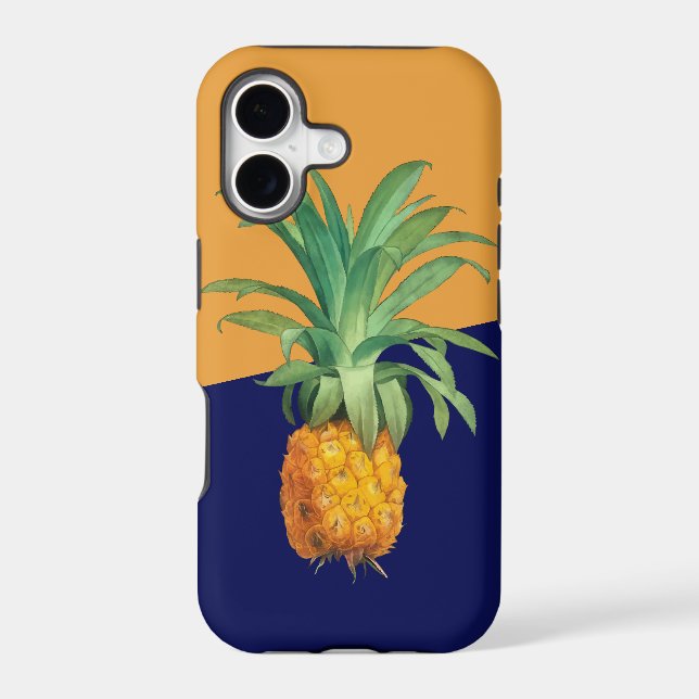 Yellow Orange Green Pineapple Iphone Case (Back)