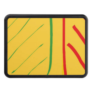 Yellow Orange Hitch Cover