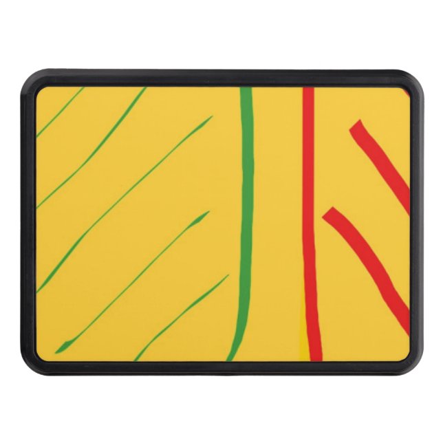 Yellow Orange Hitch Cover (Front)