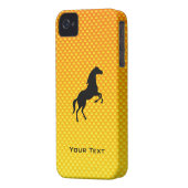 Yellow Orange Horse Case-Mate iPhone Case (Back Left)