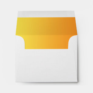 Yellow & Orange Ombre Envelope