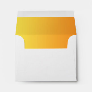 Yellow & Orange Ombre Envelope