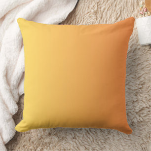 Yellow Orange Shades Throw Pillow