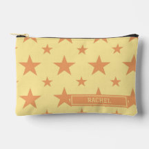 Yellow Orange Stars Pattern Constellation Pencil