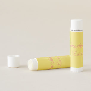 Yellow Orange Sunshine Love Lip Balm