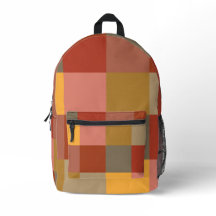 Yellow Orange Tan Multicolored Plaid