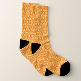 Yellow & Orange Throw Blanket Socks