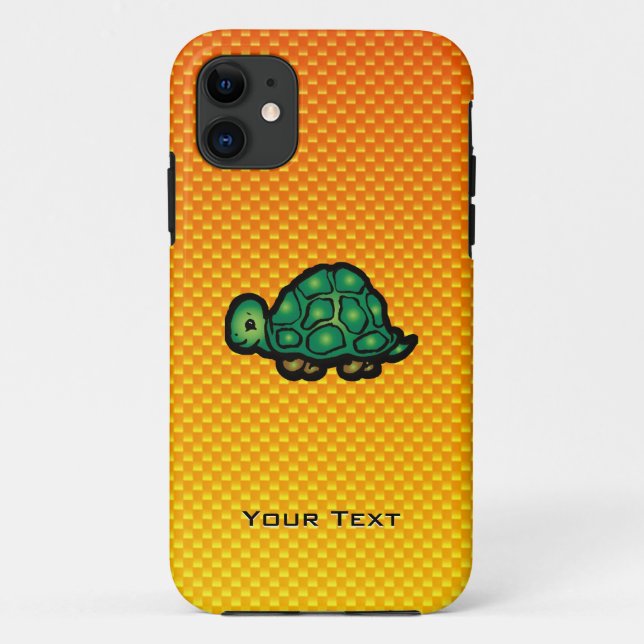 Yellow Orange Turtle Case-Mate iPhone Case (Back)