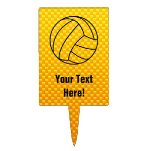 Volleyball Cake Toppers | Zazzle