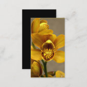 Yellow Orchid business cards (Front/Back)
