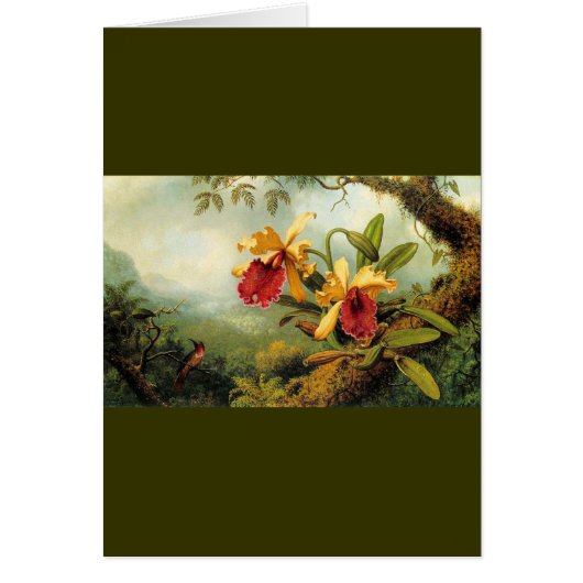 Yellow Orchids Cards (Front)