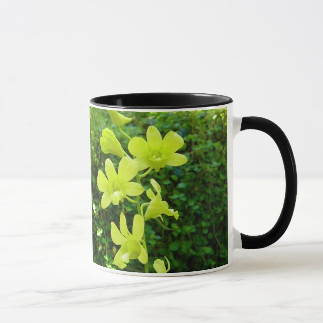 Yellow Orchids Mug (Right)