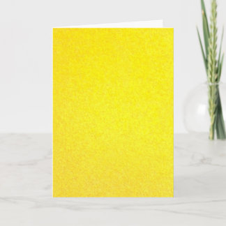 Yellow outside card