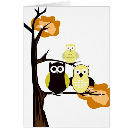 Yellow Owls Cards (Front)