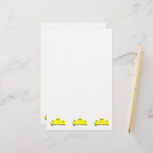 Yellow Owls Design Stationery