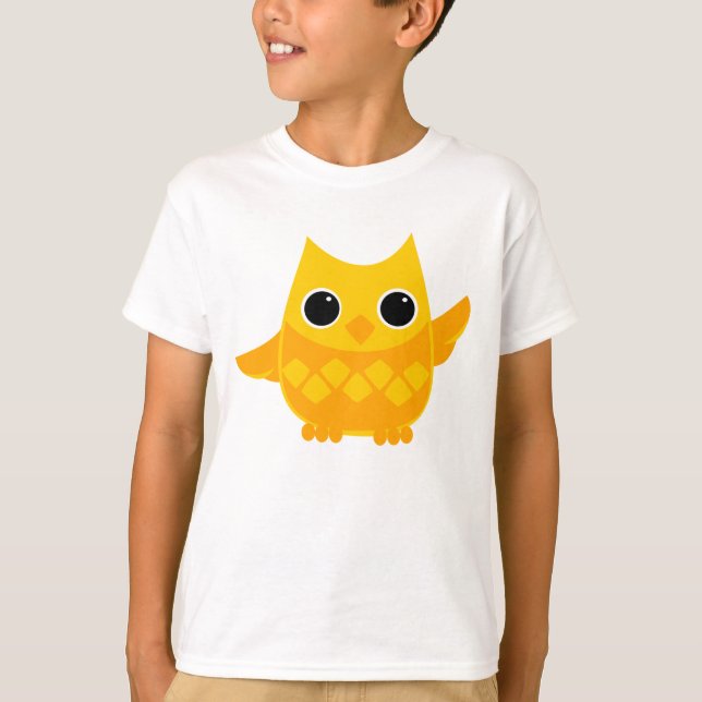 Yellow Owly T-Shirt (Front)