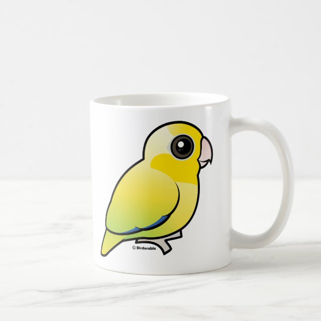 Yellow Pacific Parrotlet Coffee Mug (Right)