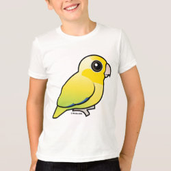 Cute Yellow Pacific Parrotlet Kids' American Apparel Fine Jersey T-Shirt
