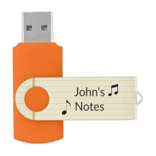 yellow pad flash drive