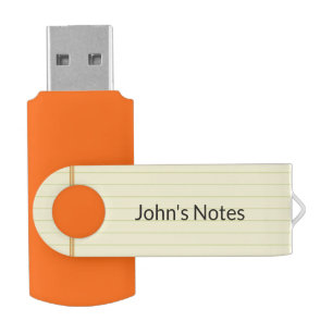yellow pad flash drive