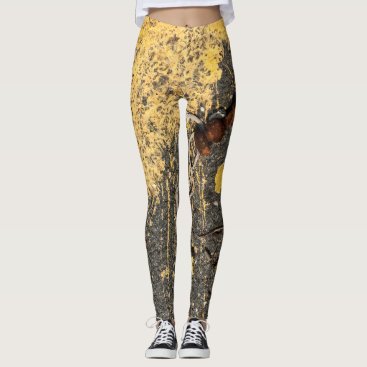 Yellow Paint and Iron Scraps Leggings Yellow Paint and Iron Scraps Leggings