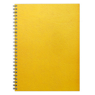 YELLOW PAINTED WALL - COLOURFUL INSPIRATION FOR A NOTEBOOK