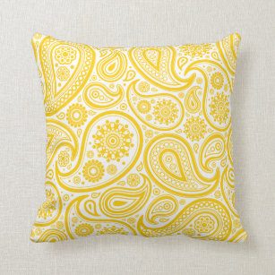 Modern Paisley Print Pillows Decorative Throw Pillows Zazzle