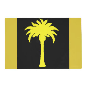 Yellow Palm Tree Placemat