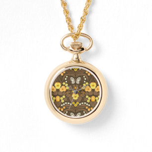 Yellow pansies, birds and butterflies watch