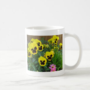 Yellow Pansies Coffee Mug