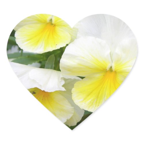 Yellow Pansies Stickers