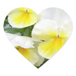 Yellow Pansies Stickers
