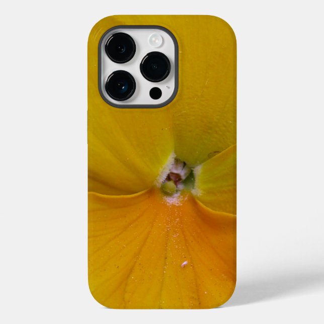 Yellow Pansy Case-Mate iPhone Case (Back)