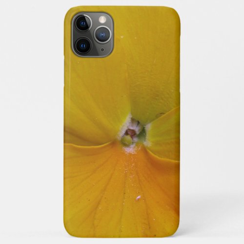 Yellow Pansy iPhone 11 Pro Max Case