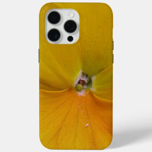 Yellow Pansy iPhone 15 Pro Max Case