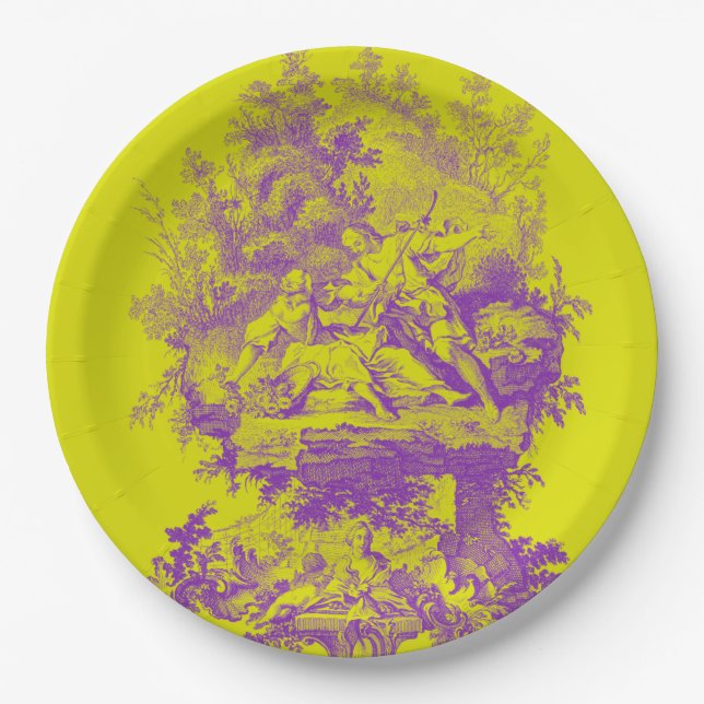 Yellow Paper Plates (Front)