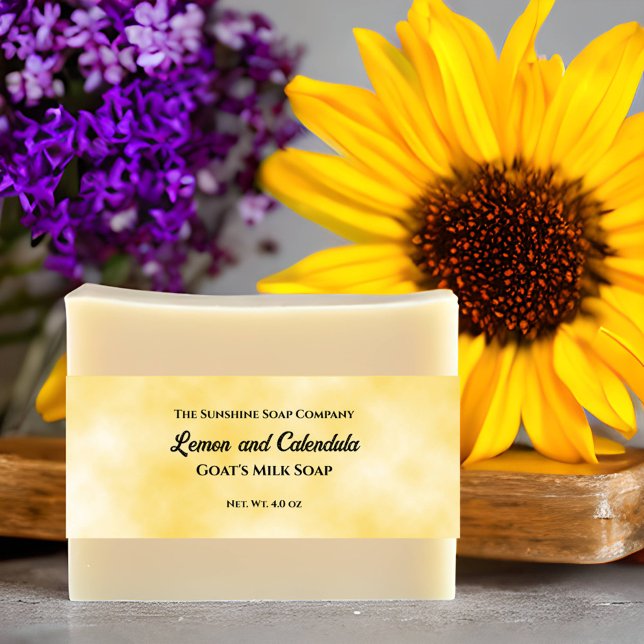 Yellow Parchment Paper Style Soap Belly Band (Creator Uploaded)