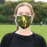 Yellow Parrot Adult Cloth Face Mask
