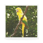 Yellow Parrot Napkins