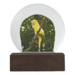 Yellow Parrot Snow Globe