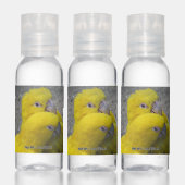 Yellow Parrots Couple Travel Bottle Set Hand Sanitizer (Set)