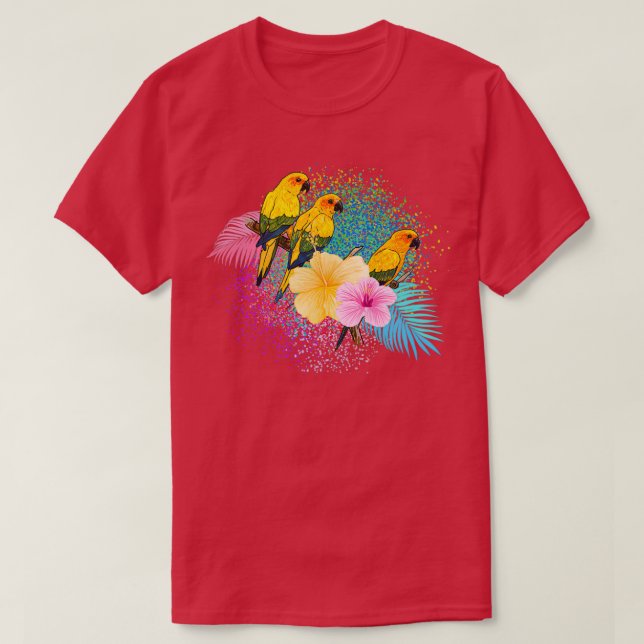 Yellow parrots T-Shirt (Design Front)