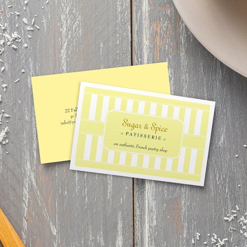 Pastel Patisserie Business Card