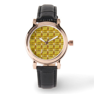 Yellow Pattern Watch