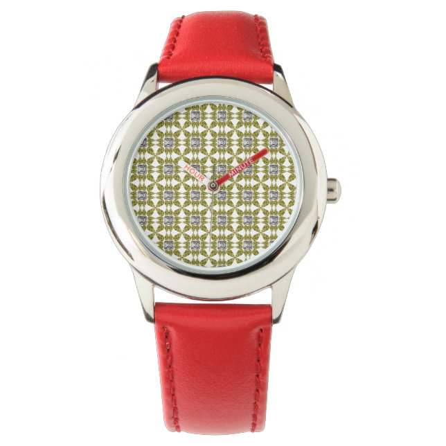 Yellow Pattern Watch (Front)