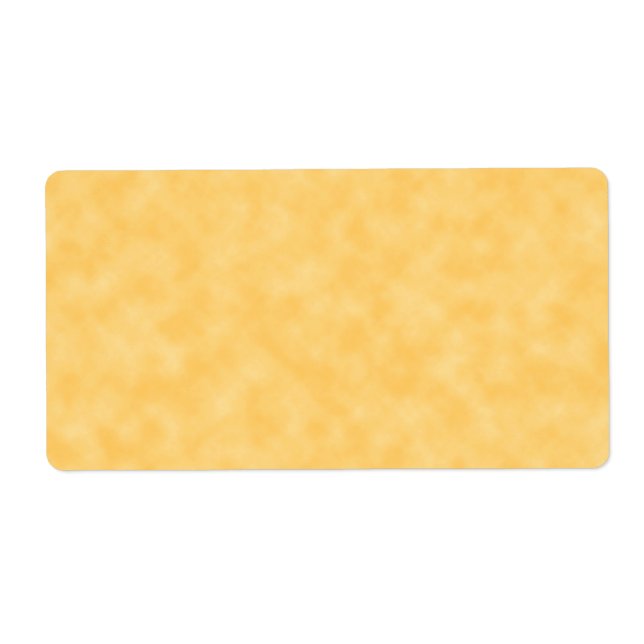 Yellow Patterned Background. Label (Front)