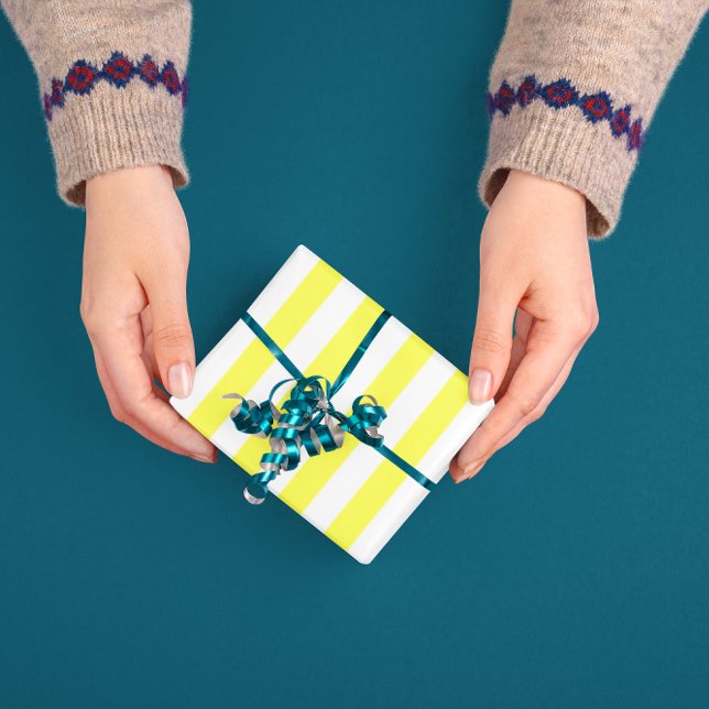 Yellow Patterned Wrapping Paper Sheets (Creator Uploaded)