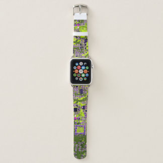 Yellow PCB Circuit Board Design for IT Pros Apple Watch Band