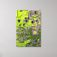 Yellow PCB Circuit Board Design for IT Pros