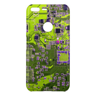 Yellow PCB Circuit Board Design for IT Pros Uncommon Google Pixel XL Case